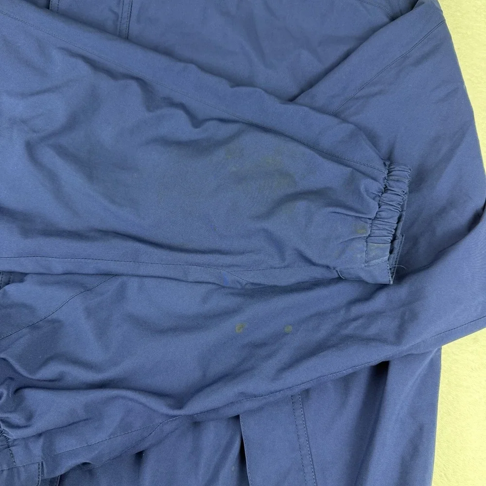 Vintage Y2K Nike Golf F.I.T. Windbreaker Sz‎ XL Full Zip Jacket Snap Blue